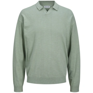 Jack & Jones - Jjcolin Slub Knit Polo Ls - izmērs 