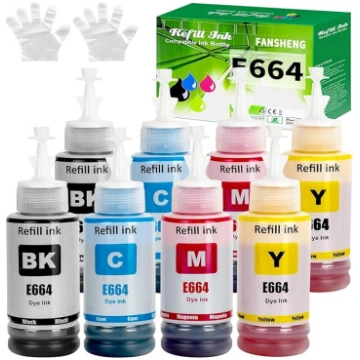 664 tinte, kas saderīga ar Epson 664 EcoTank ET-25