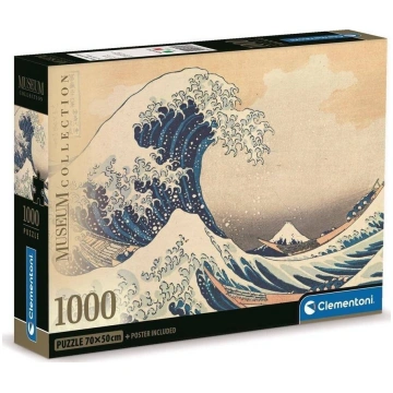 Clementoni CLE puzzle 1000 Compact Museum Hokusai.