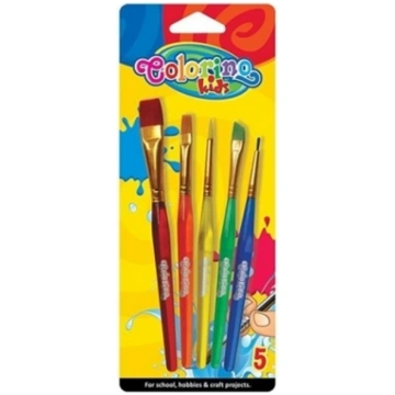 Colorino Kids Acrylic paint brushes 5 pcs 32599PTR