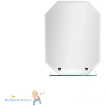 Spogulis Burgos ar plauktu 60x45cm 17856