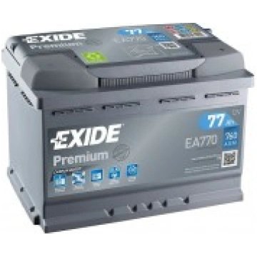 Exide Premium EA770 12V 77Ah 760A AKB auto akumula