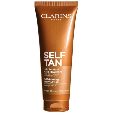 SELF-TANNING MILKY LOTION CLARINS Paštonējošs pien
