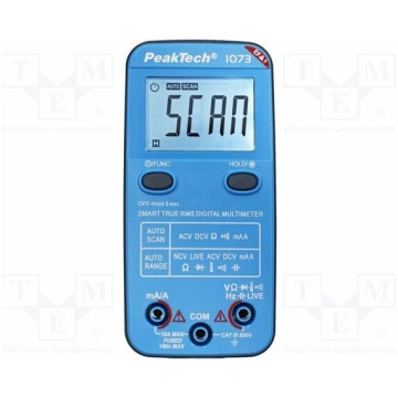 Digital multimeter; LCD; 3,75 digit (3999); I DC: 