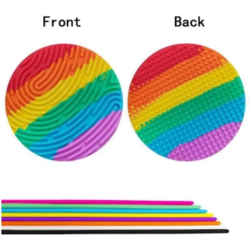 Sensory Activity Board Silicone Fidget Toy Calming
