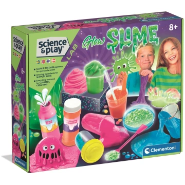 Clementoni - Fluo Slime Set (I-78396) I-78396 (800
