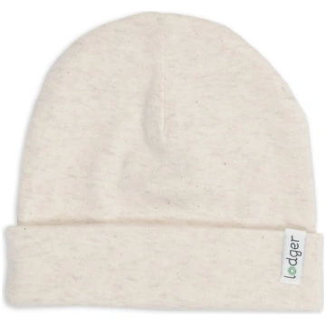 Lodger Beanie Melange bērnu cepurīte, Birch, 0-6 m