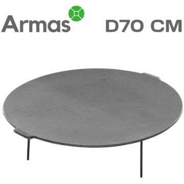 Čuguna panna sadž ar kājām 70 cm | ARMAS