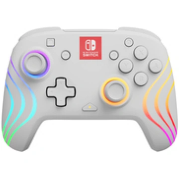 PDP Afterglow Wave White Gamepad Analogue / Digita