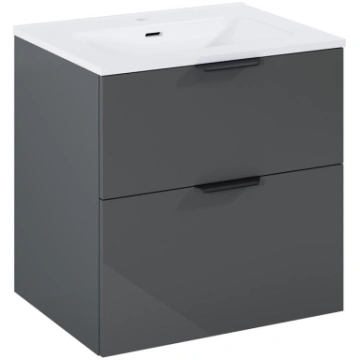 CAB WITH BASIN EKOLINE 60 ANTHRACITE 169795 (47720