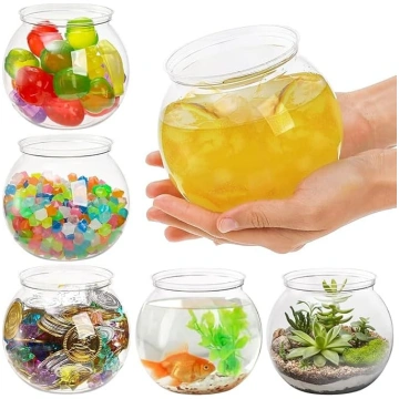 Okllen 6 plastmasas bļodiņu bļodiņas, 470 ml mini