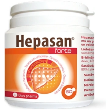 Hepasan Forte, 60 kapsulas
