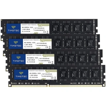 Timetec 32GB komplekts (4x8GB) DDR3/DDR3L 1333 MHz