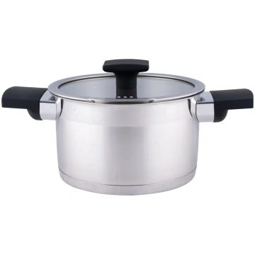 Nerūsējošā tērauda katls UNIWELL, ar vāku, ø 18 cm
