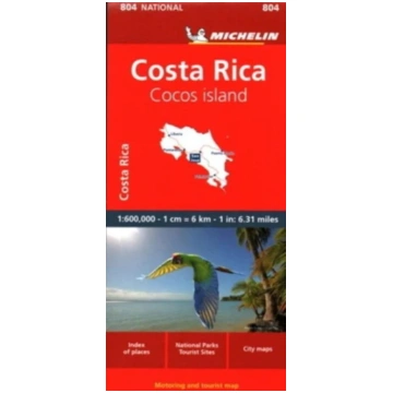 Costa Rica - National Map 804 Bookshop
