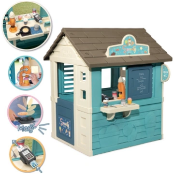 Smoby Sweety Corner saldējuma salona dārza māja 81
