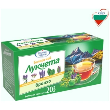 Lukcheta klepus tēja 24g (20gab. x 1,2g), 24 g ZAH
