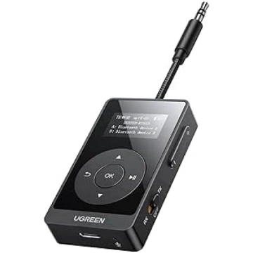 UGREEN aptX Bluetooth Transmitter Jack Receiver Bl