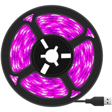 Augu augšanas gaismas LED lente 5V USB, 4M Nav nor