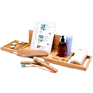 Masters & Burrell Luxury Natural Bamboo Bath Caddy