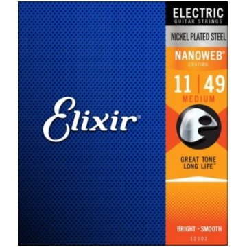 Elektriskās ģitāras stīgas Elixir Nanoweb 12102 (1