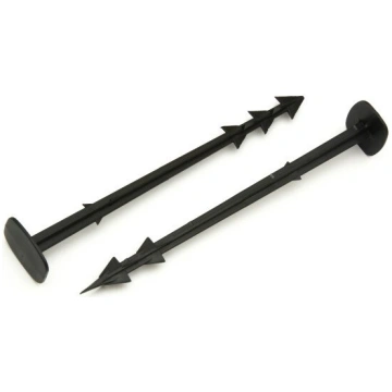 Nagla 12576, 15 cm, plastmasa, melna krās