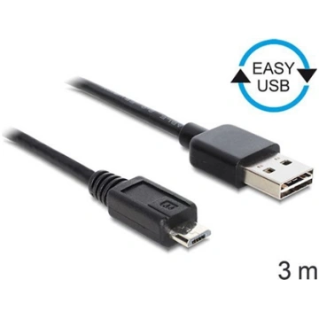 Delock Cable EASY-USB 2.0 Type-A male > USB 2.0 Ty
