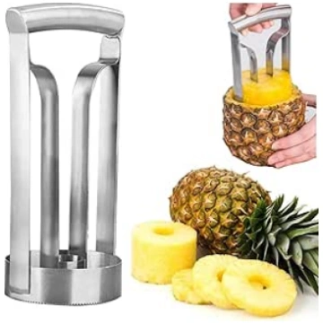 Queen.Y Pineapple Cutter Made of Stainless Steel, 