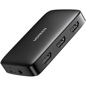 UGREEN CM332 HDMI Video Switch, Black