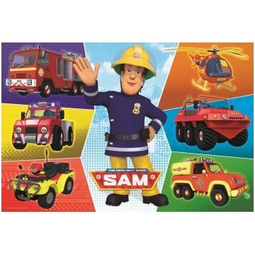 Puzzle Fireman Sam 100 pieces Trefl