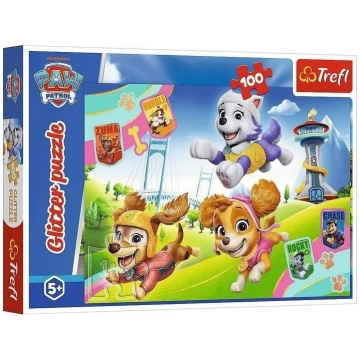 Trefl PUZZLE 100 Glitter Blyszczace psiaki /PsiPat