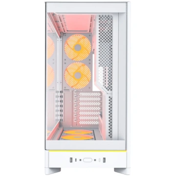 PC Case Montech HS02 PRO, ATX, ARGB - White