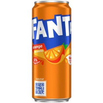 B/a gāzēts dzēriens Fanta Orange 0.33l CAN