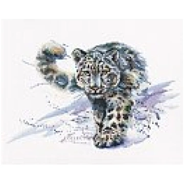 Izšūšanas komplekts krustdūrienā "Snow leopard", 3