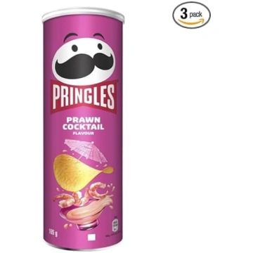 Pringles – garneļu kokteiļa garša – 165 g – [3 iep