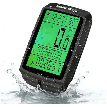 Bezvadu velosipēda dators Odometrs Spidometrs IPX7