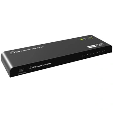 Techly Splitter HDMI 2.0 1x8 4K*60Hz HDR EDID Akty