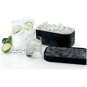 Lekue Ice Box Ledus Saldēšanas kastīte Black (8710