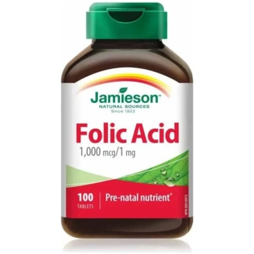 Jamieson Folic Acid 1 mg tabletes N100