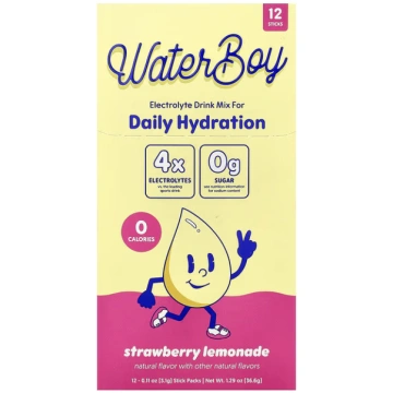 Waterboy, Daily Hydration, Electrolyte Drink Mix, 