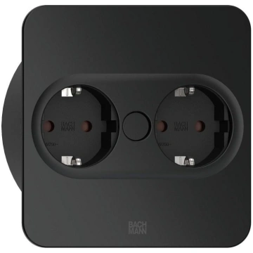 Bachmann 946.101 socket-outlet 2 x Type F Stainles