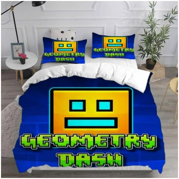Geometry Dash Gultas veļas komplekti Sega Gultas p