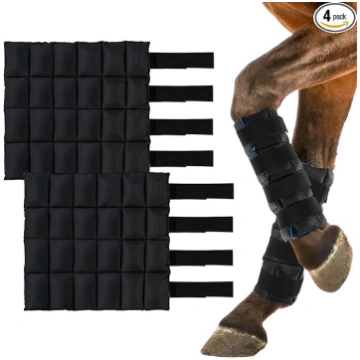 Zirgu kāju apavi 4 Pack Ice Leg Boots Perfect for 