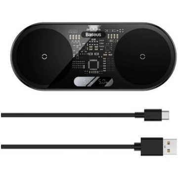Baseus Digital LED Display Wireless Charger with T