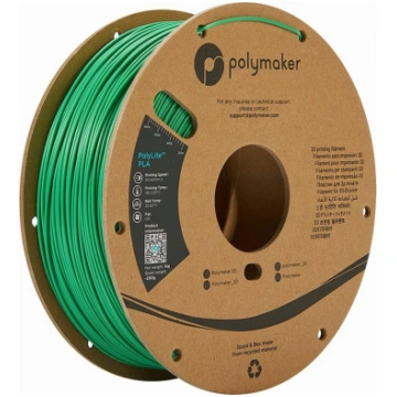 Poly Polymaker PolyLite PLA - 1kg - 1.75mm - Žalia