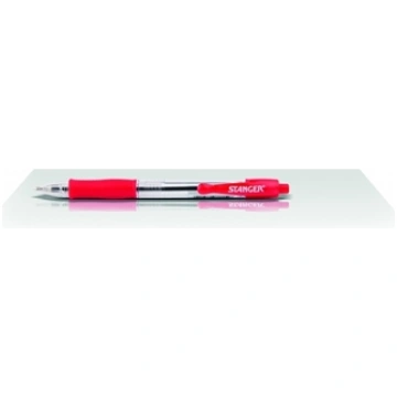 STANGER Ball Point Pens 1.0 Softgrip retractable, 