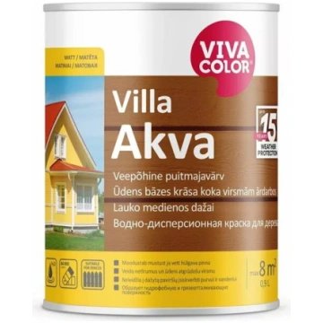 Fasādes krāsa VIVACOLOR Villa Akva C 0,9 l — ārēja