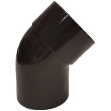 Notekcaurules līkums Scala Ø 80mm 67° brūns