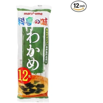 Marukome Instant Miso zupas pastas paciņas ar Waka