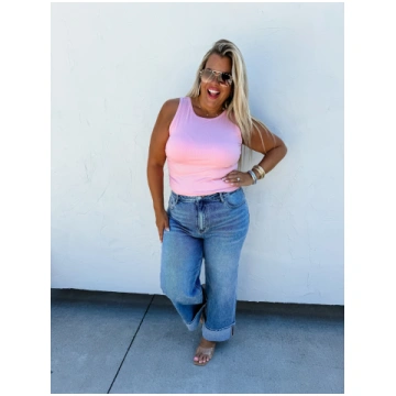 PREORDER: Jordan Wide Cuff Jeans Ave Shops